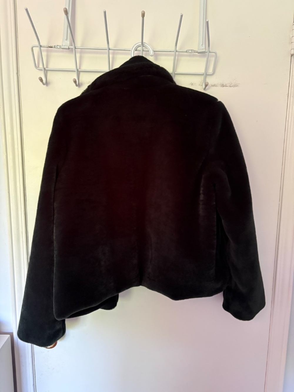 Dynamite Faux fur cropped jacket Green - Picture 2 of 4